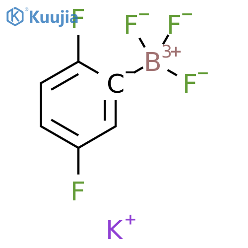 potassium (2,5-difluorophenyl)trifluoroboranuide structure