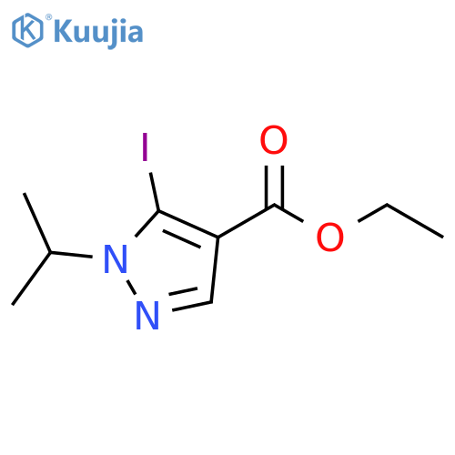 ethyl 5-iodo-1-isopropyl-1H-pyrazole-4-carboxylate structure