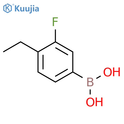 4-Ethyl-3-Fluorophenylboronic Acid structure