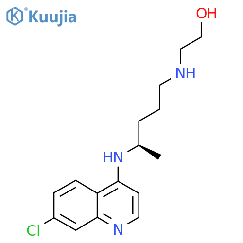 Ethanol, 2-(((4R)-4-((7-chloro-4-quinolinyl)amino)pentyl)amino)- structure