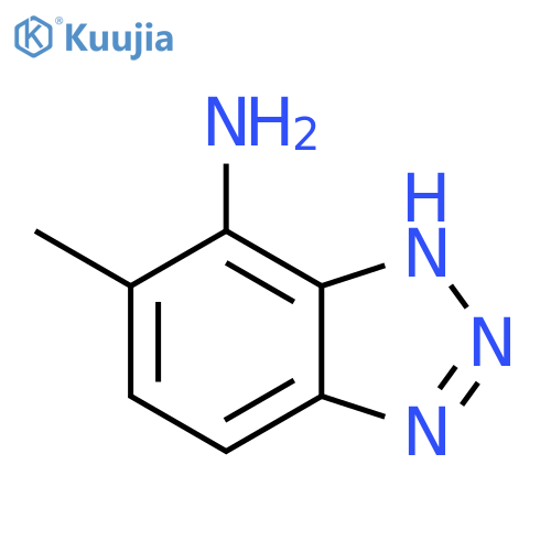 5-methyl-1H-1,2,3-benzotriazol-4-amine structure