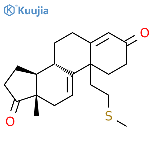 Estra-4,9(11)-diene-3,17-dione,10-[2-(methylthio)ethyl]- (9CI) structure