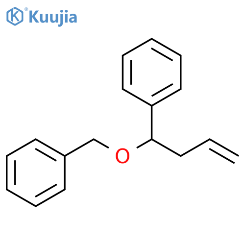 Benzene, [[(1-phenyl-3-butenyl)oxy]methyl]- structure