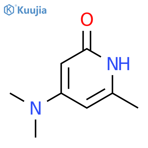 2(1H)-Pyridinone,4-(dimethylamino)-6-methyl- structure