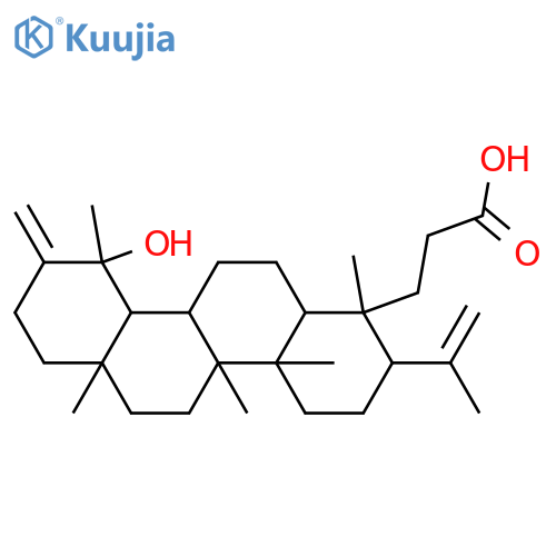 19-Hydroxy-3,4-seco-4(23),20(30)-taraxastadien-3-oic acid; 19β-form structure