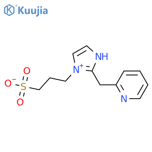 1-Pyridin-2-yl-methyl-3-sulfonatopropyl-imidazolium structure