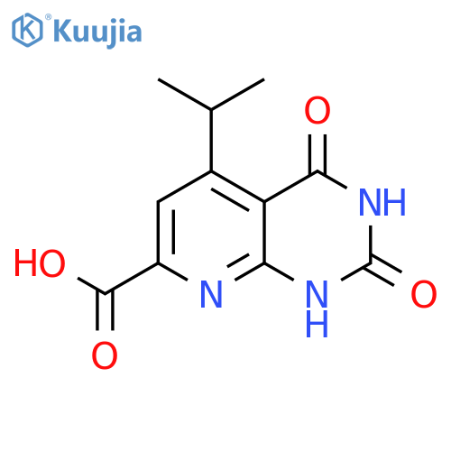 5-Isopropyl-2,4-dioxo-1,2,3,4-tetrahydro-pyrido[2,3-d]pyrimidine-7-carboxylic acid structure