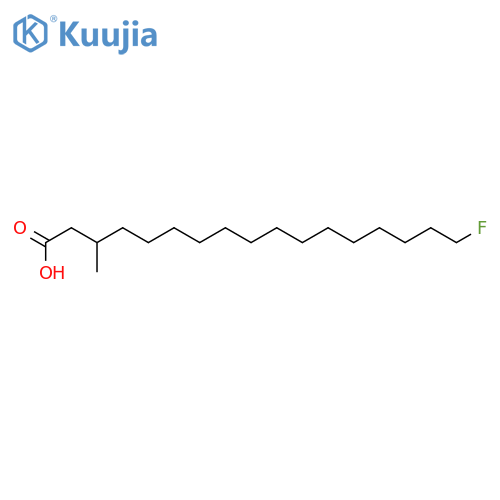 17-fluoro-3-methylheptadecanoic acid structure