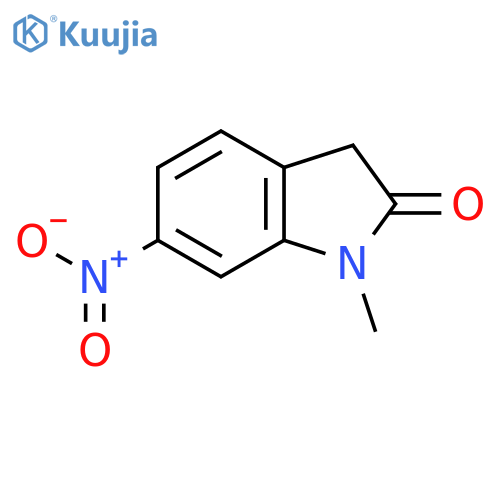 1-Methyl-6-nitro-2,3-dihydro-1H-indol-2-one structure