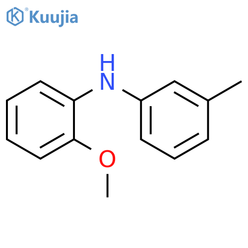 Benzenamine, 2-methoxy-N-(3-methylphenyl)- structure