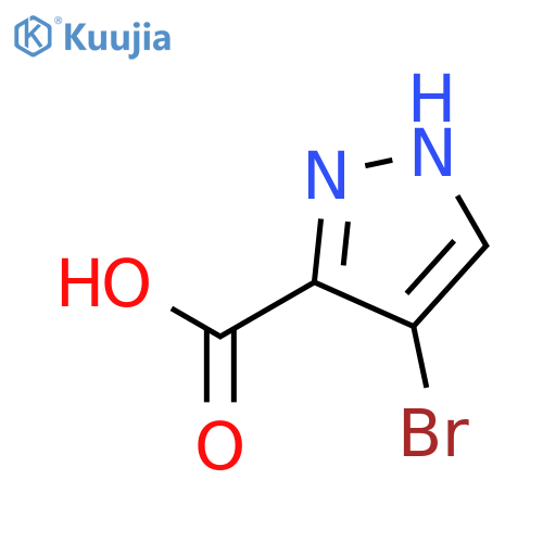 4-bromo-1H-pyrazole-5-carboxylic acid structure