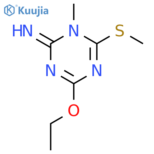 1,3,5-Triazin-2(1H)-imine,4-ethoxy-1-methyl-6-(methylthio)-(9CI) structure
