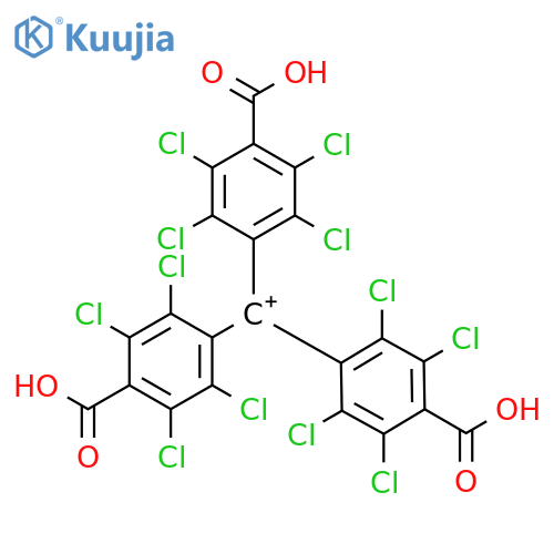 Methylium, tris(4-carboxy-2,3,5,6-tetrachlorophenyl)- structure