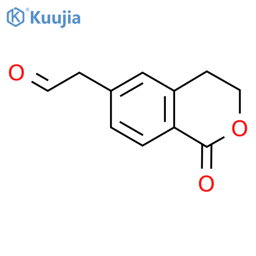 2-(1-Oxoisochroman-6-yl)acetaldehyde structure