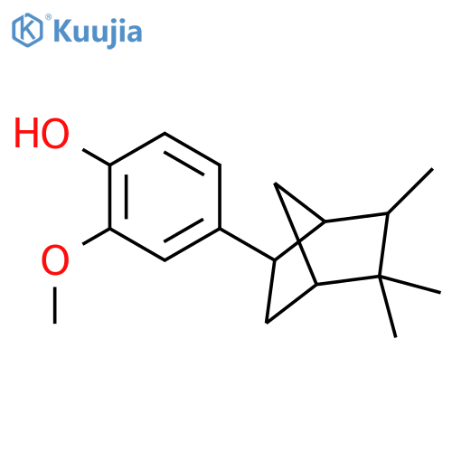Phenol,2-methoxy-4-(5,5,6-trimethylbicyclo[2.2.1]hept-2-yl)- structure