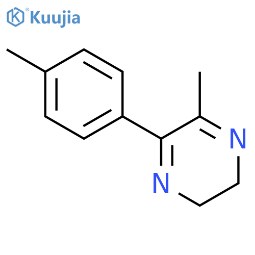 Pyrazine, 2,3-dihydro-5-methyl-6-(4-methylphenyl)- (9CI) structure