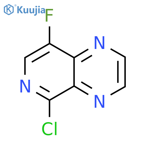 5-Chloro-8-Fluoropyrido3,4-Bpyrazine structure