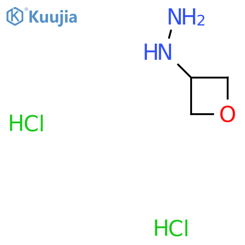Oxetan-3-ylhydrazine dihydrochloride structure