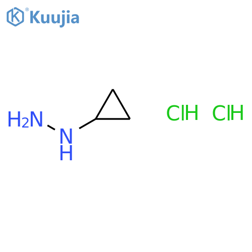Cyclopropylhydrazine dihydrochloride structure