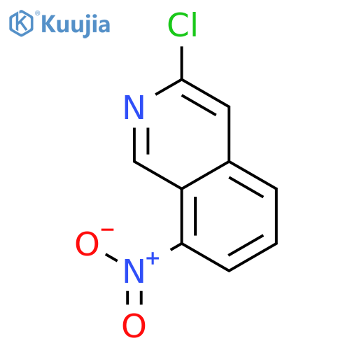 3-Chloro-8-nitroisoquinoline structure