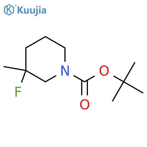 tert-butyl 3-fluoro-3-methylpiperidine-1-carboxylate structure