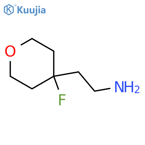 2-(4-fluorooxan-4-yl)ethan-1-amine structure