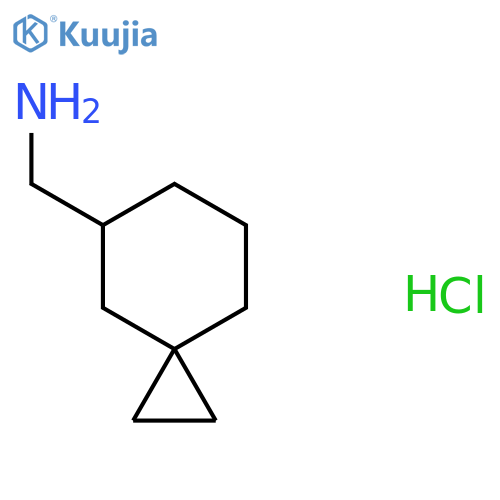 {spiro2.5octan-5-yl}methanamine hydrochloride structure