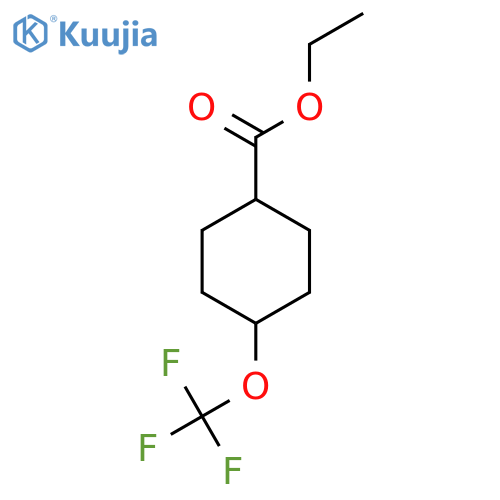 Ethyl 4-(trifluoromethoxy)cyclohexane-1-carboxylate structure
