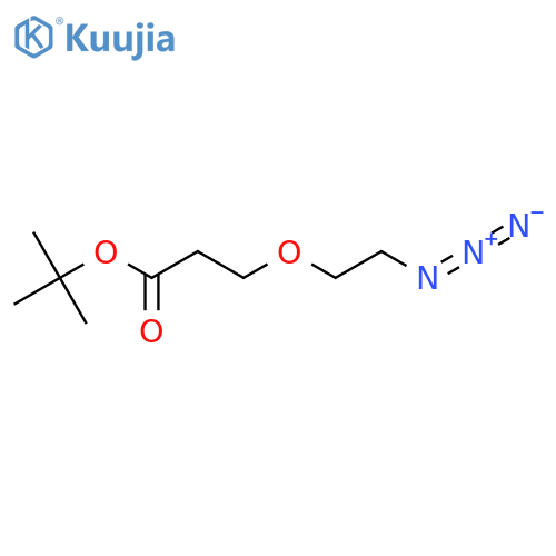 Azido-PEG1-t-butyl ester structure