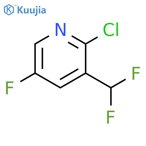 2-chloro-3-(difluoromethyl)-5-fluoro-pyridine structure