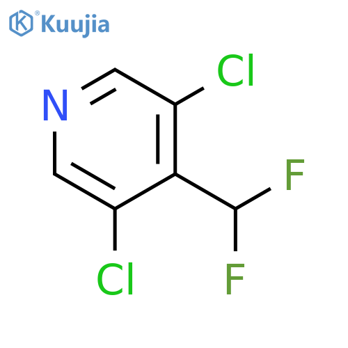 3,5-Dichloro-4-(difluoromethyl)pyridine structure