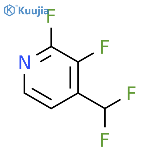 2,3-Difluoro-4-(difluoromethyl)pyridine structure