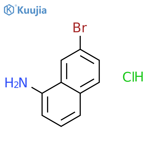 7-Bromonaphthalen-1-amine;hydrochloride structure