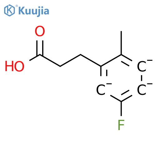3-(5-Fluoro-2-methylphenyl)propanoic acid structure