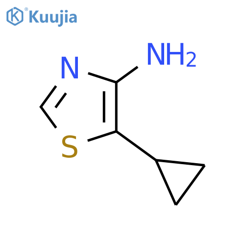 4-Thiazolamine, 5-cyclopropyl- structure