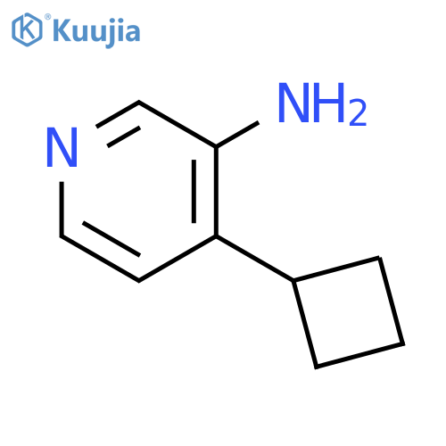4-cyclobutylpyridin-3-aMine structure