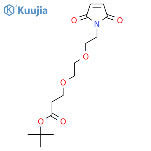 Mal-PEG2-C2-Boc structure