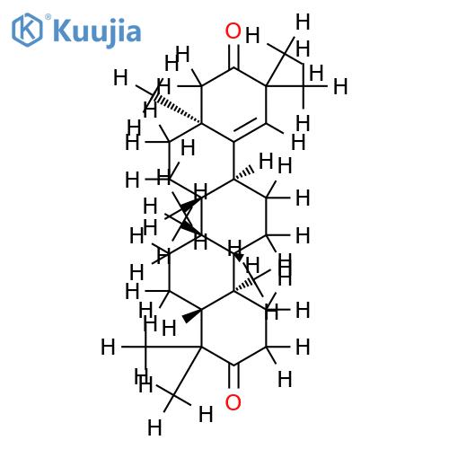 3,21-dioxo-olean-18-ene structure