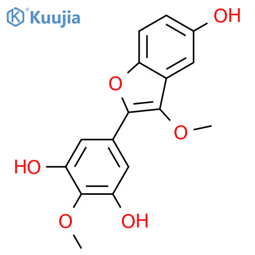 1,3-Benzenediol,5-(5-hydroxy-4-methoxy-2-benzofuranyl)-2-methoxy- structure
