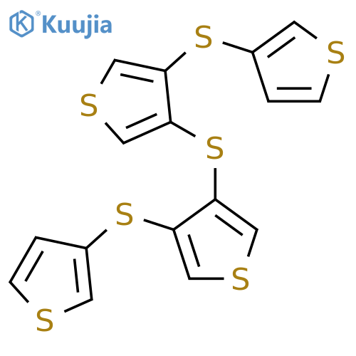 Thiophene, 3,3'-thiobis[4-(3-thienylthio)- structure