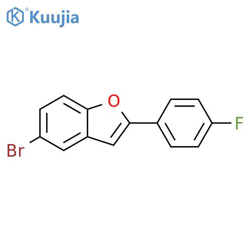 5-Bromo-2-(4-fluoro-phenyl)-benzofuran structure