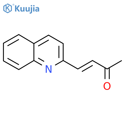 4-(quinolin-2-yl)but-3-en-2-one structure