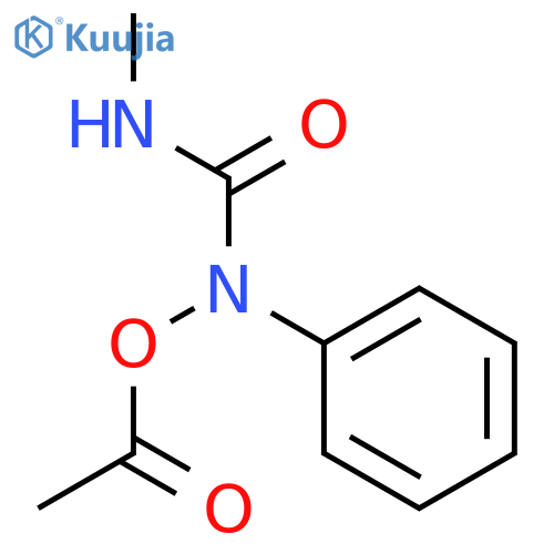 Urea,N-(acetyloxy)-N'-methyl-N-phenyl- structure