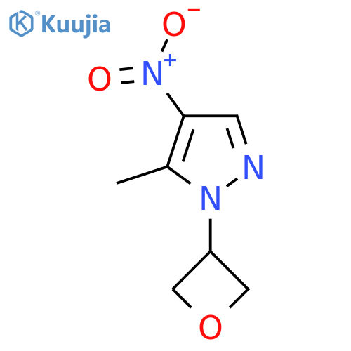 5-Methyl-4-nitro-1-(oxetan-3-yl)pyrazole structure