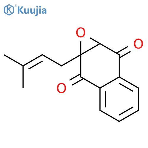 (2S,3R)-2,3-epoxy-2,3-dihydrolapachol structure