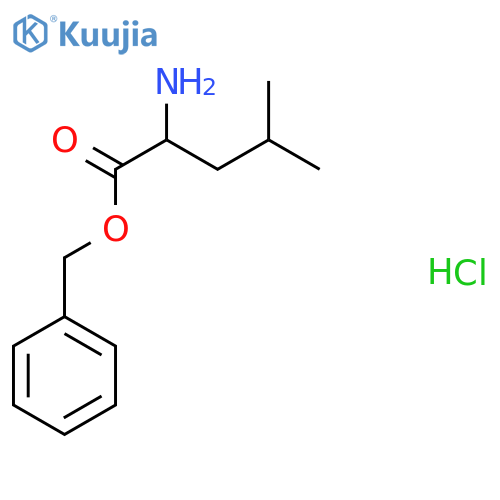 Benzyl 2-amino-4-methylpentanoate hydrochloride structure