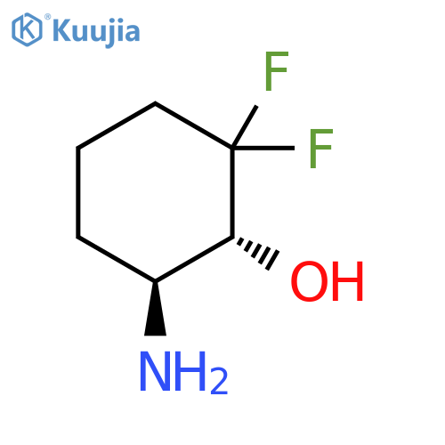 (1R,6S)-6-Amino-2,2-difluorocyclohexanol structure