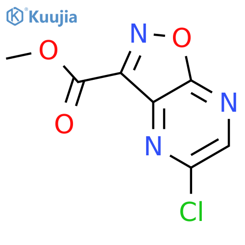 methyl 5-chloroisoxazolo[4,5-b]pyrazine-3-carboxylate structure