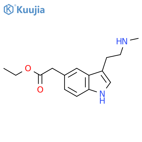 1H-Indole-5-acetic acid, 3-[2-(methylamino)ethyl]-, ethyl ester structure