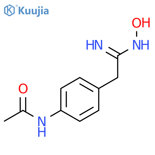 Acetamide, N-[4-[2-(hydroxyamino)-2-iminoethyl]phenyl]- structure